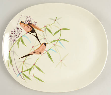 Spring Song 13" Oval Serving Platter