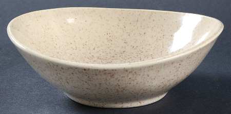 Tan Fleck Coupe Cereal Bowl