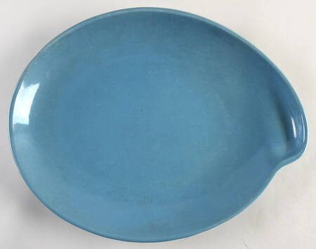 Town and Country Dusk Blue 15" Oval Serving Platter