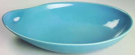 Town and Country Dusk Blue 10" Oval Baker