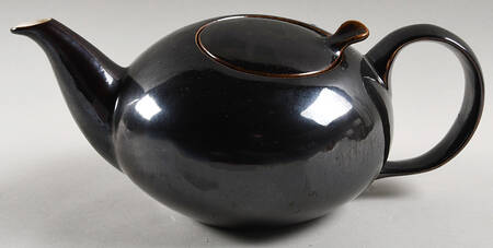 Town and Country Metallic Brown Teapot & Lid by Red Wing