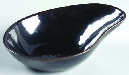 Town and Country Metallic Brown Fruit/Dessert (Sauce) Bowl