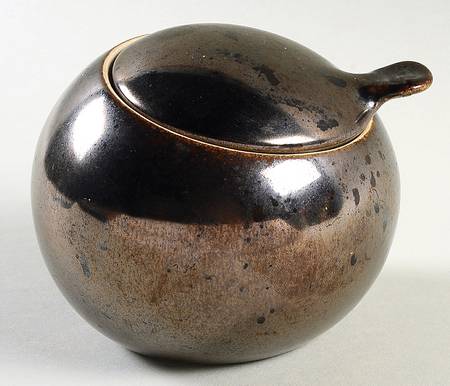Town and Country Metallic Brown Sugar Bowl & Lid