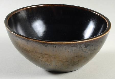 Town and Country Metallic Brown Coupe Cereal Bowl