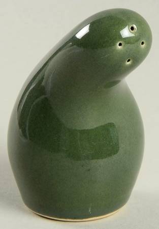 Town and Country Forest Green Pepper Shaker