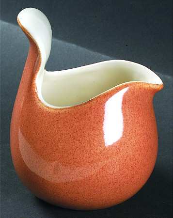 Town and Country Peach Creamer