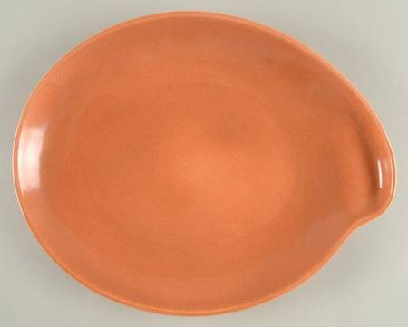 Town and Country Peach 15" Oval Serving Platter