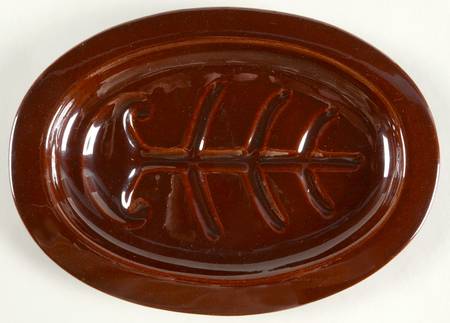 Village Brown 12" Oval Serving Platter