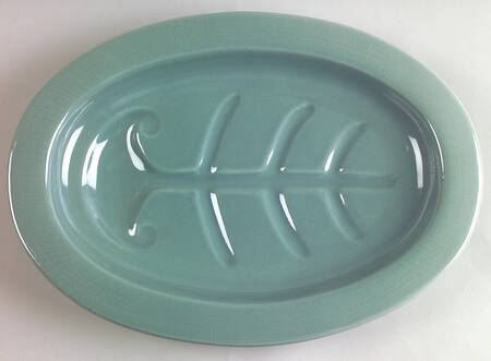 Village Green 12" Oval Serving Platter