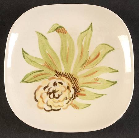 Zinnia Bread & Butter Plate