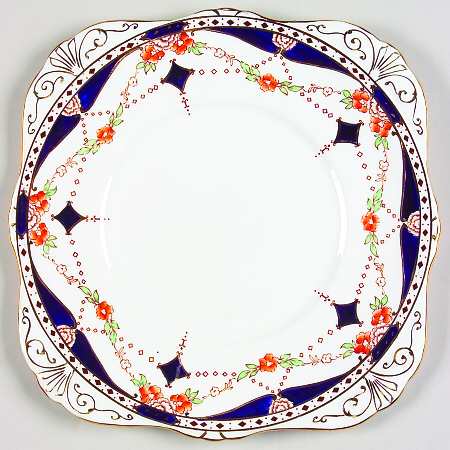 4539 9" Square Cake Plate