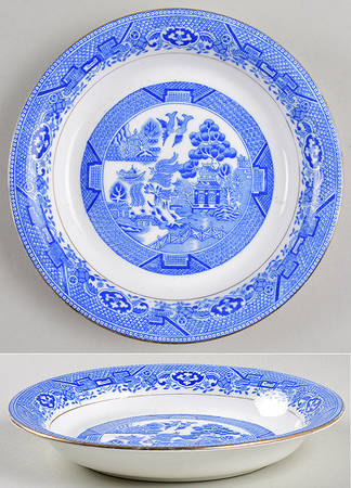 Blue Willow Coupe Soup Bowl