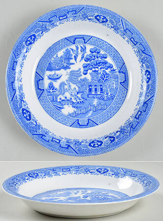 Blue Willow Rim Soup Bowl