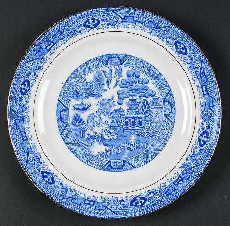Blue Willow Luncheon Plate