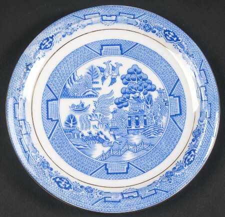 Blue Willow Tea Tile