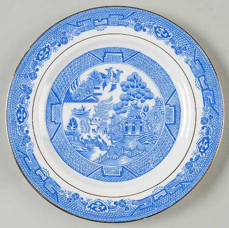 Blue Willow Dessert/Pie Plate