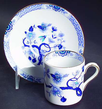 Dynasty Flat Demitasse Cup & Saucer Set