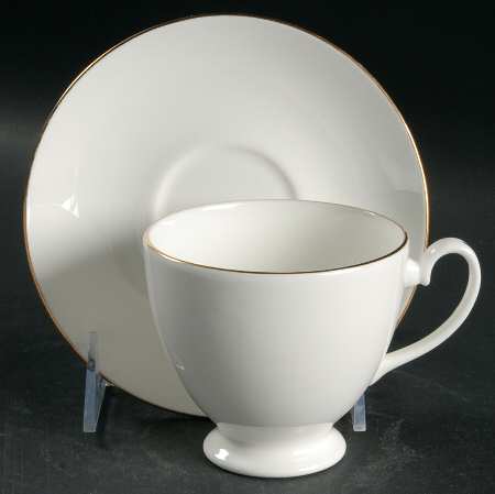 First Love Footed Cup & Saucer Set