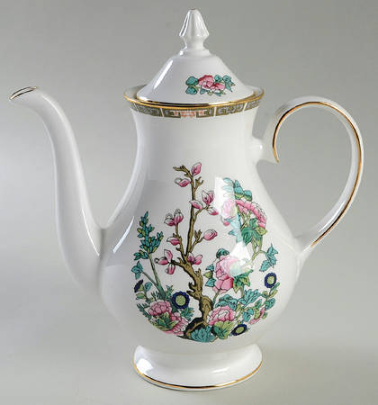 Indian Tree Coffee Pot & Lid
