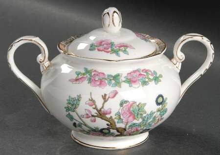 Indian Tree Sugar Bowl & Lid