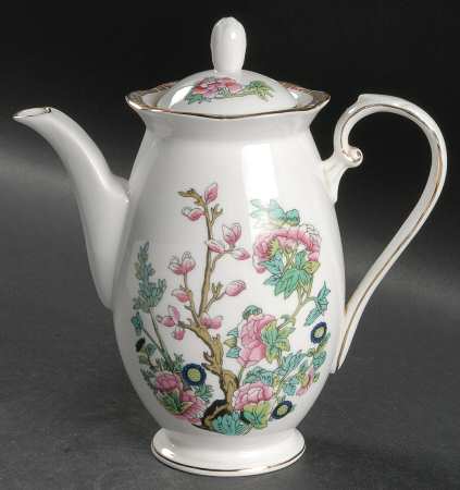 Indian Tree Mini Coffee Pot & Lid