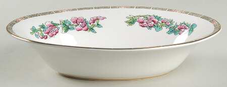 Indian Tree 10" Oval Vegetable Bowl