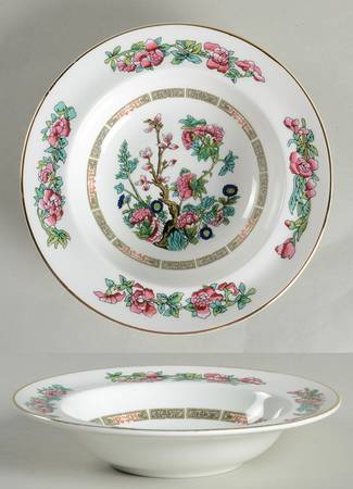 Indian Tree Rim Cereal Bowl