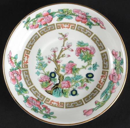 Indian Tree Saucer for Flat Demitasse Cup