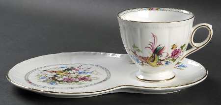 Martinique Snack Plate & Cup Set