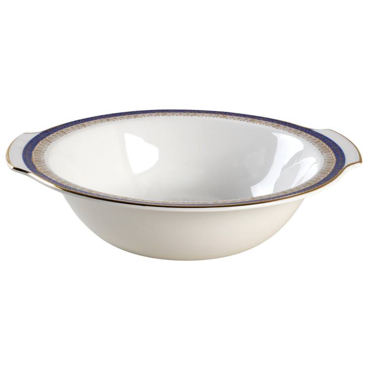 Majestic Dark Blue 10" Round Vegetable Bowl
