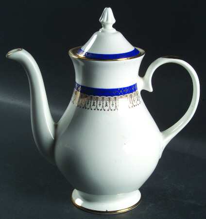 Majestic Dark Blue Coffee Pot & Lid