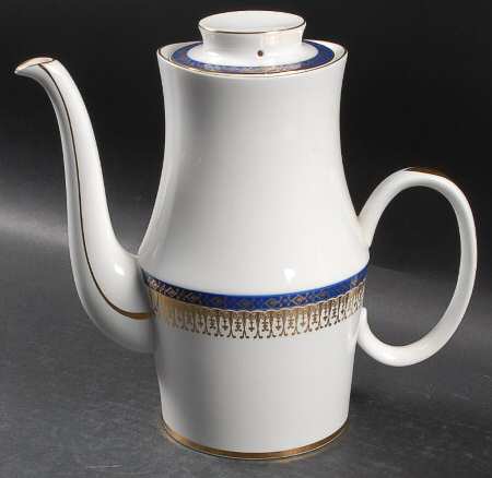 Majestic Dark Blue Coffee Pot & Lid
