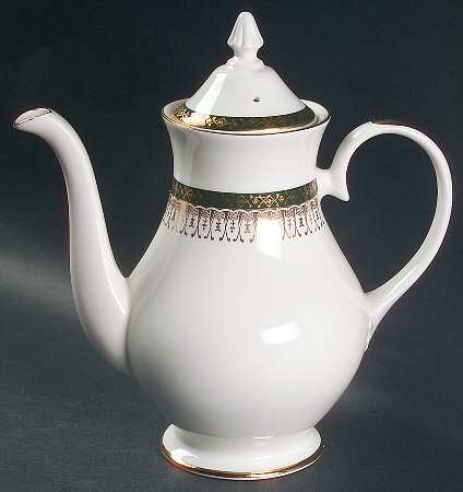 Majestic Green Coffee Pot & Lid