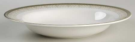 Majestic Green Large Rim Soup Bowl