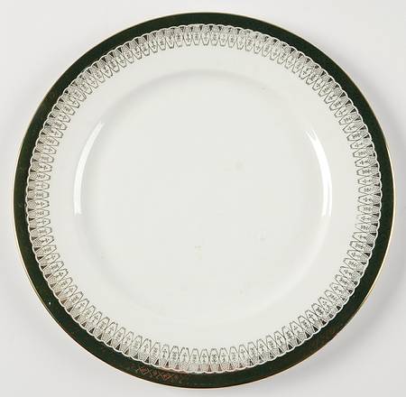 Majestic Green Luncheon Plate