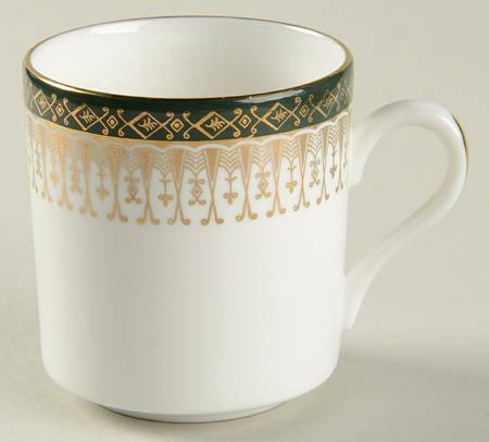 Majestic Green Flat Demitasse Cup