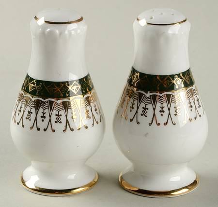 Majestic Green Salt & Pepper Set by Royal Grafton