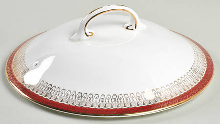 Majestic Maroon Lid for Rd Covered Vegetable W/RV9 Base