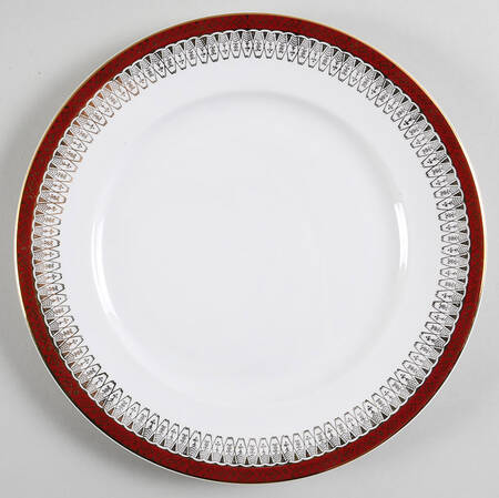 Majestic Maroon Luncheon Plate