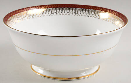 Majestic Maroon 8" Round Vegetable Bowl