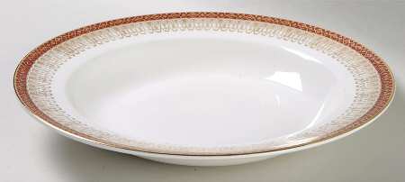 Majestic Maroon Large Rim Soup Bowl
