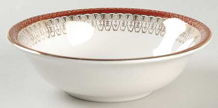 Majestic Maroon Coupe Cereal Bowl