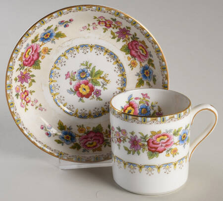 Malvern (Smooth) Flat Demitasse Cup & Saucer Set