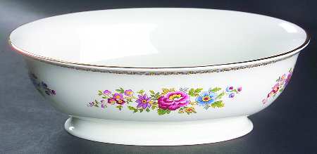 Malvern (Smooth) 9" Oval Vegetable Bowl