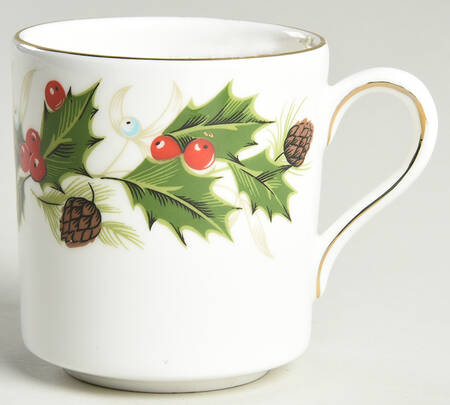 Noel (Holly Backstamp, Smooth) Flat Demitasse Cup