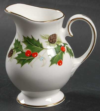 Noel (Holly Backstamp, Smooth) Mini Creamer