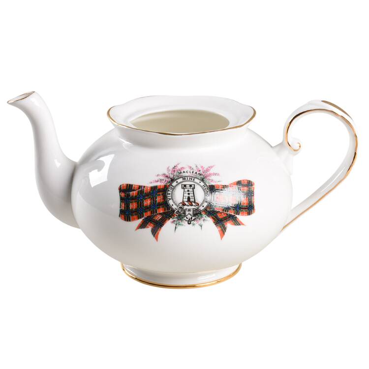 Coat of Arms (Scalloped) Teapot No Lid