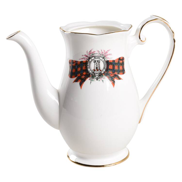 Coat of Arms (Scalloped) Coffee Pot No Lid