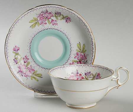 Shirley Footed Cup & Saucer Set