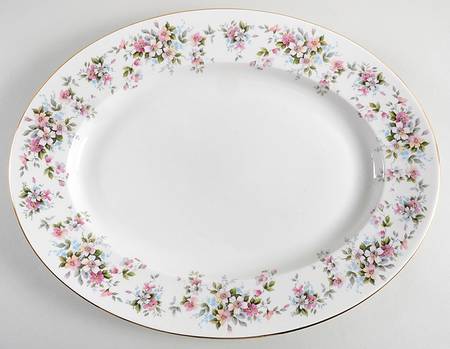 Summer Melody 15" Oval Serving Platter